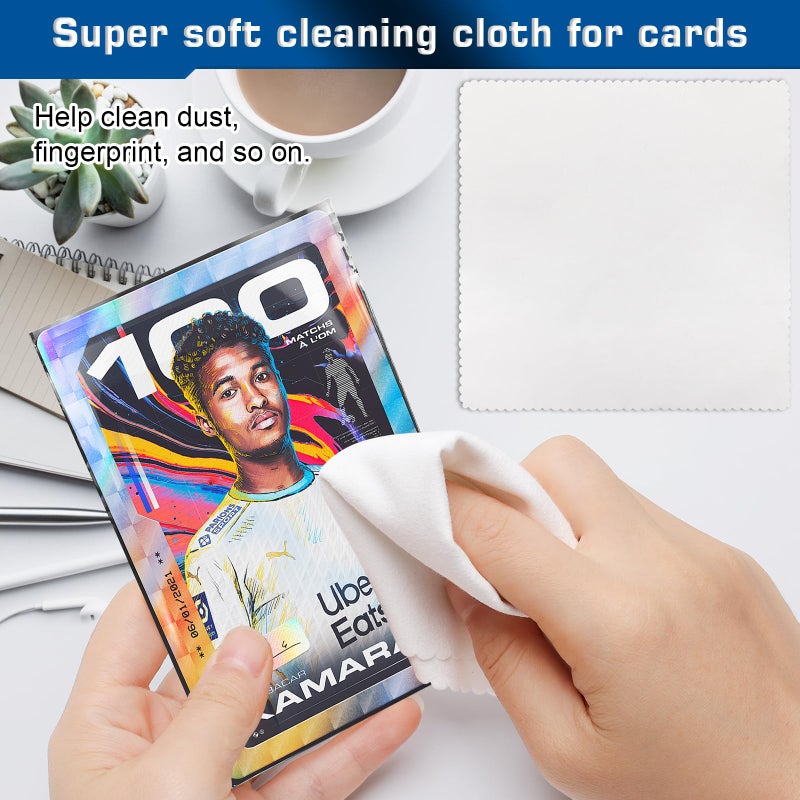 Luxiv Card Grading Centering Tool Kit, Card Center Tool with 30X Magnifying Implement, 2 Pcs Clean Cloth, Centering Guide Center Equipment (Right Angle) - Image 5